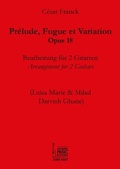 Cover: Pr&eacute;lude, Fuge et Variation, Opus 18 - Acoustic Music Books