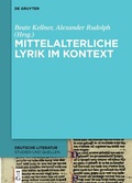 Cover: Mittelalterliche Lyrik im Kontext - De Gruyter
