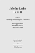 Cover: Sefer ha-Razim I und II - Das Buch der Geheimnisse I und II - Mohr Siebeck