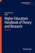 Cover: Higher Education: Handbook of Theory and Research - Springer