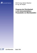 Cover: Prognose der Clinchbarkeit in der toleranzbehafteten Prozesskette von Blechbauteilen - Shaker
