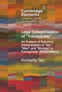 Cover: Legal Categorization of 'Transgender' - Cambridge University Press