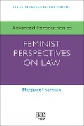 Cover: Advanced Introduction to Feminist Perspectives on Law - Edward Elgar Publishing