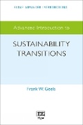 Cover: Advanced Introduction to Sustainability Transitions - Edward Elgar Publishing