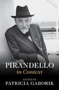 Cover: Pirandello in Context - Cambridge University Press