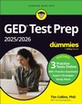 Cover: GED Test Prep 2025/2026 For Dummies - Wiley