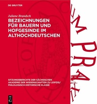 Abbildung von: Bezeichnungen für Bauern und Hofgesinde im Althochdeutschen - De Gruyter