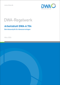 Abbildung von: Arbeitsblatt DWA-A 704 Betriebsanalytik für Abwasseranlagen - Deutsche Vereinigung für Wasserwirtschaft, Abwasser und Abfall