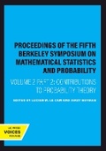 Cover: Proceedings of the Fifth Berkeley Symposium on Mathematical Statistics and Probability, Volume II, Part II - University of California Press