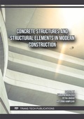 Cover: Concrete Structures and Structural Elements in Modern Construction - Trans Tech Publications Ltd