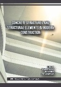 Cover: Concrete Structures and Structural Elements in Modern Construction - Trans Tech Publications Ltd