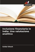 Cover: Inclusione finanziaria in India - Edizioni Sapienza
