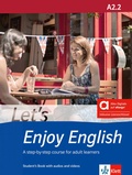 Cover: Let's Enjoy English A2.2 - Hybrid Edition allango - Klett