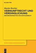 Cover: Vernunftrecht und Verdinglichung - De Gruyter