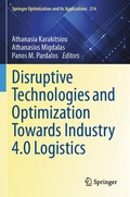 Cover: Disruptive Technologies and Optimization Towards Industry 4.0 Logistics - Springer