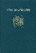 Cover: Carl Hauptmann: S&auml;mtliche Werke / Band XV: Briefe I - frommann-holzboog