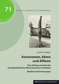 Cover: Astronomen, Akten und Aff&auml;ren - AVA