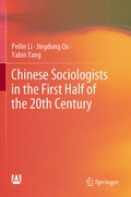 Cover: Chinese Sociologists in the First Half of the 20th Century - Springer