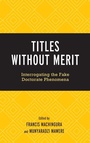 Cover: Titles Without Merit - Lexington Books