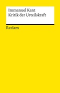 Cover: Kritik der Urteilskraft - Reclam