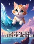 Cover: Tiny Cats Pocket World coloring book - Lane Sean