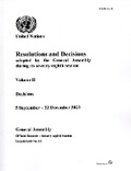Cover: Resolutions and Decisions Adopted by the General Assembly During Its Seventy-eighth Session: Volume II - United Nations