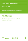 Cover: Plattformen - Dike Verlag Z&uuml;rich