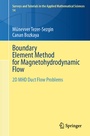 Cover: Boundary Element Method for Magnetohydrodynamic Flow - Springer