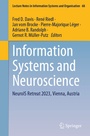 Cover: Information Systems and Neuroscience - Springer