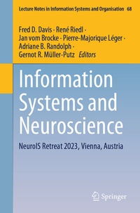 Enlarge image Cover: Information Systems and Neuroscience - Springer