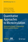Cover: Quantitative Approaches to Microcirculation - Springer
