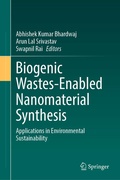 Cover: Biogenic Wastes-Enabled Nanomaterial Synthesis - Springer