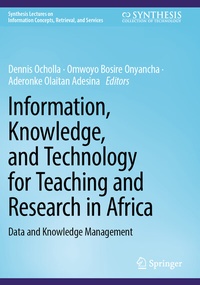 Abbildung von: Information, Knowledge, and Technology for Teaching and Research in Africa - Springer