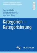 Cover: Kategorien - Kategorisierung - J.B. Metzler