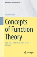 Cover: Concepts of Function Theory - Springer