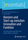 Cover: Konzern und Start-up zwischen Innovation und Funktion - Springer Gabler