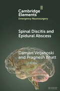 Cover: Spinal Discitis and Epidural Abscess - Cambridge University Press