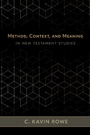 Cover: Method, Context, and Meaning in New Testament Studies - Wm B Eerdmans Publishing Co