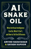 Bild: AI Snake Oil - Princeton University Press