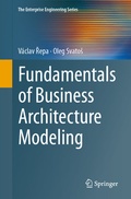 Cover: Fundamentals of Business Architecture Modeling - Springer
