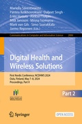 Cover: Digital Health and Wireless Solutions - Springer