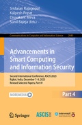 Cover: Advancements in Smart Computing and Information Security - Springer