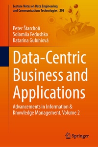 Enlarge image Cover: Data-Centric Business and Applications - Springer