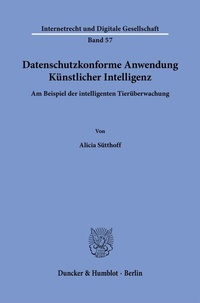 Abbildung von: Datenschutzkonforme Anwendung Künstlicher Intelligenz. - Duncker & Humblot
