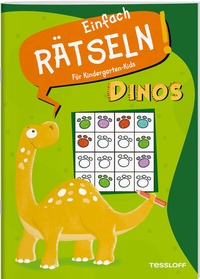 Abbildung von: Einfach rätseln! Für Kindergarten-Kids. Dinos - Tessloff Verlag Ragnar Tessloff GmbH & Co. KG