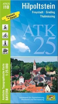 Abbildung von: ATK25-I10 Hilpoltstein (Amtliche Topographische Karte 1:25000) - Landesamt für Digitalisierung, Breitband und Vermessung, Bayern