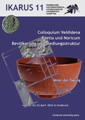 Cover: Colloquium Veldidena Raetia und Noricum - Bev&ouml;lkerung und Siedlungsstruktur - innsbruck university press