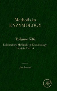 Enlarge image Cover: Laboratory Methods in Enzymology: Protein Part A: Volume 536 - Academic Press