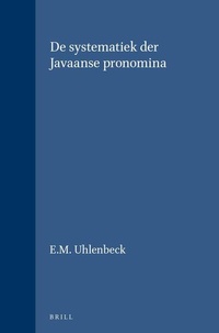 Enlarge image Cover: De systematiek der Javaanse pronomina - Brill