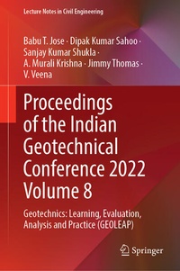 Enlarge image Cover: Proceedings of the Indian Geotechnical Conference 2022 Volume 8 - Springer